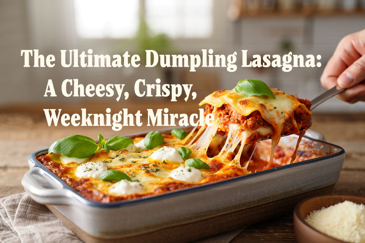 The Ultimate Dumpling Lasagna: A Cheesy, Crispy, Weeknight Miracle