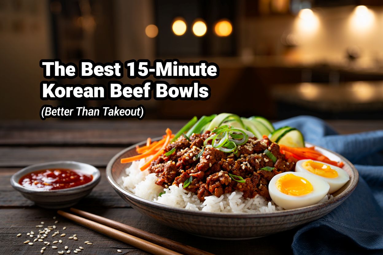 The Best 15-Minute Korean Beef Bowls (Better Than Takeout)