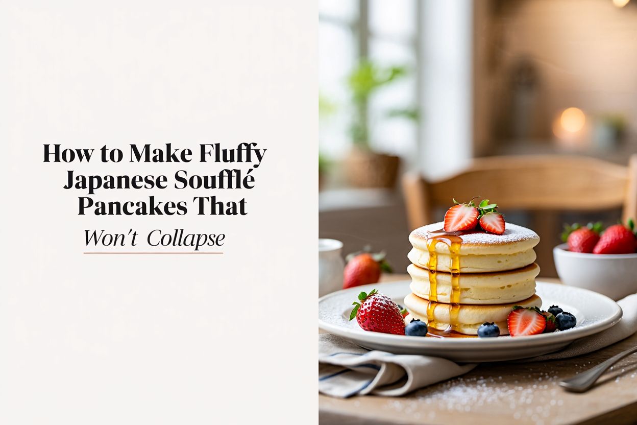 How to Make Fluffy Japanese Soufflé Pancakes That Won’t Collapse
