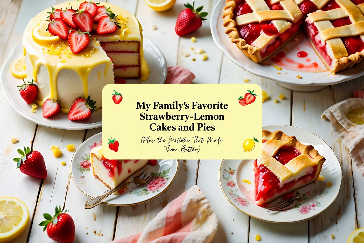 My Family’s Favorite Strawberry-Lemon Cakes and Pies (Plus the Mistake That Made Them Better)