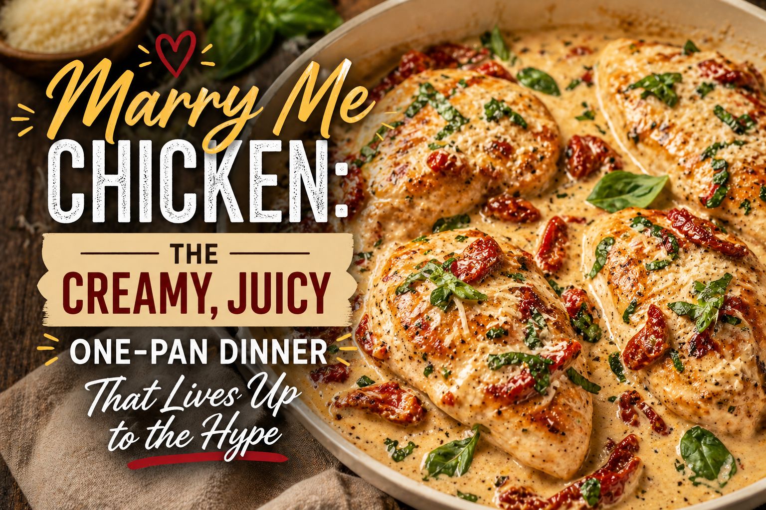 Marry Me Chicken: The Creamy, Juicy One-Pan Dinner That Lives Up to the Hype