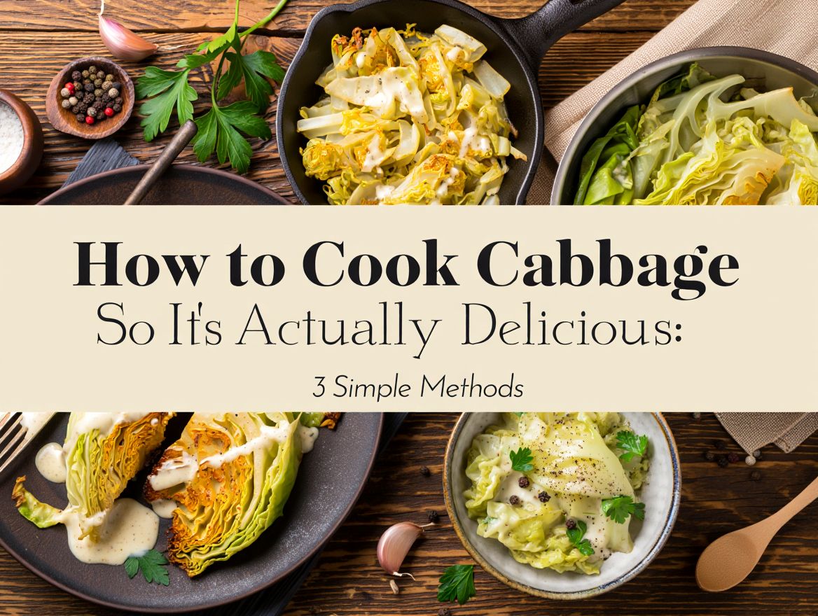 How to Cook Cabbage So It’s Actually Delicious: 3 Simple Methods
