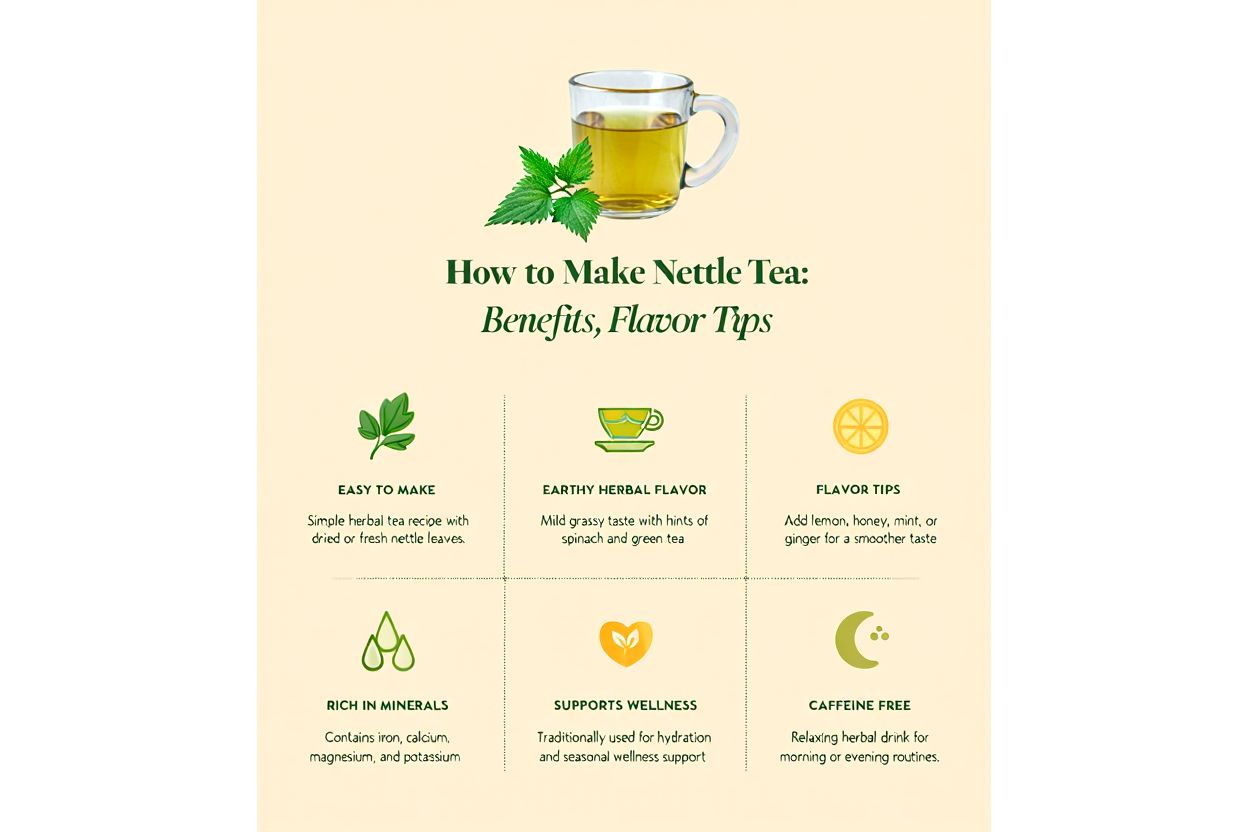 How to Make Nettle Tea: Benefits, Flavor Tips & a Simple Recipe You’ll Actually Enjoy