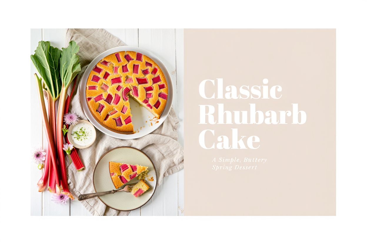 Classic Rhubarb Cake: A Simple, Buttery Spring Dessert