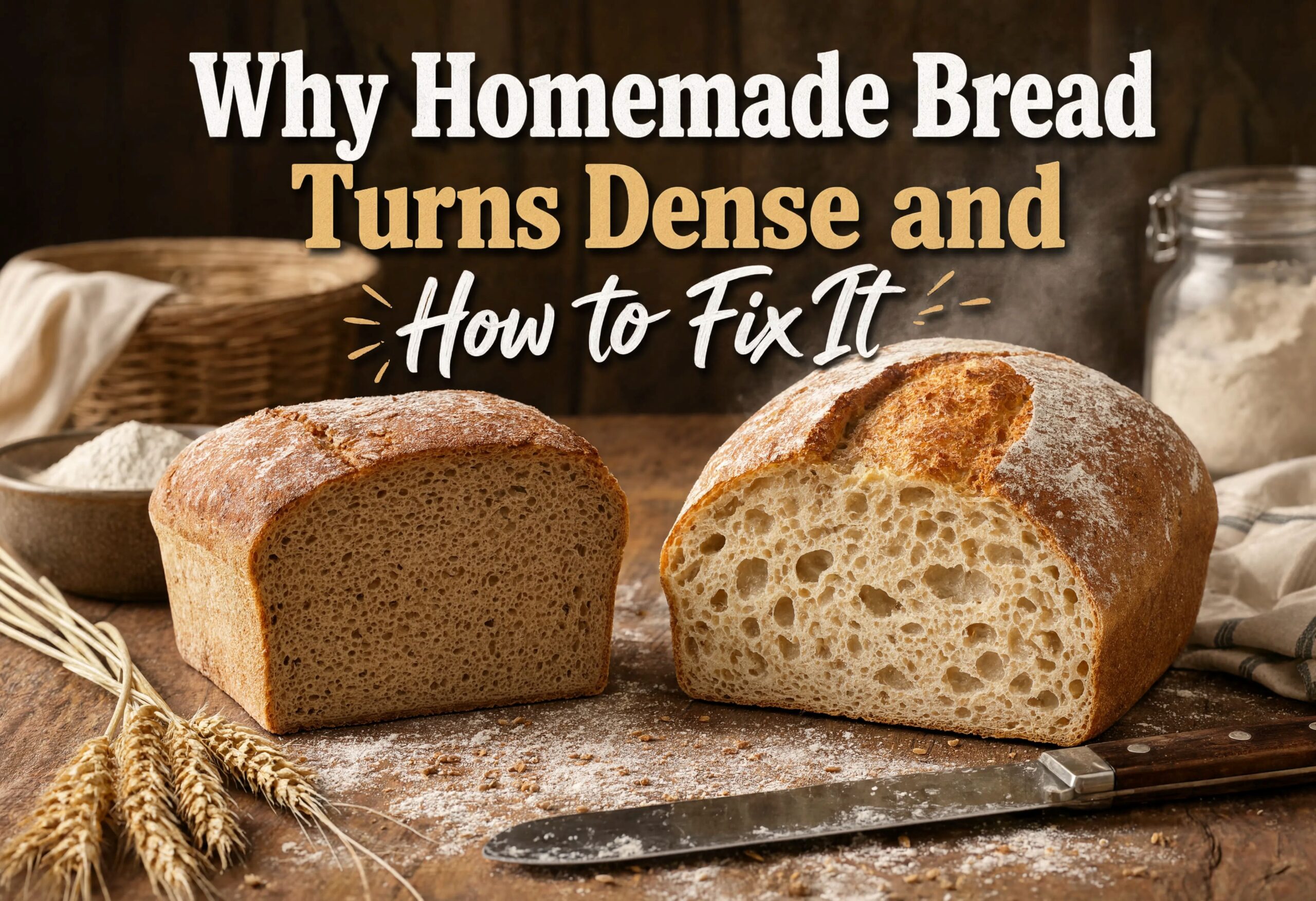 Why Homemade Bread Turns Dense and How to Fix It