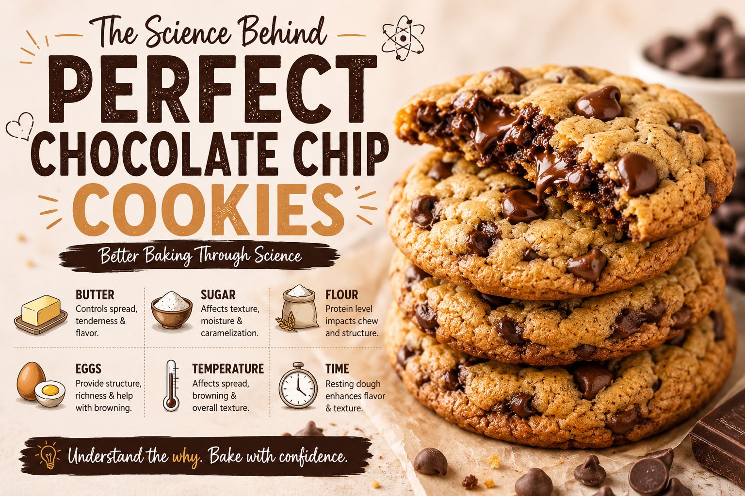 The Science Behind Perfect Chocolate Chip Cookies
